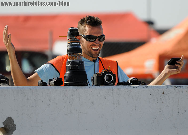 Illustration for article titled 200 MPH Dragster vs. $10,000+ Camera Rig = Trouble
